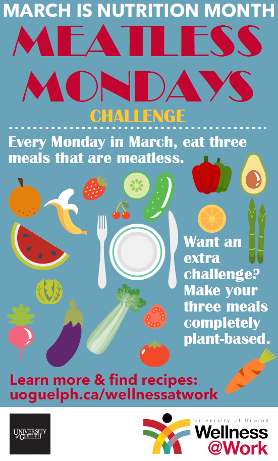 March Meatless Mondays Challenge Wellnesswork 5067